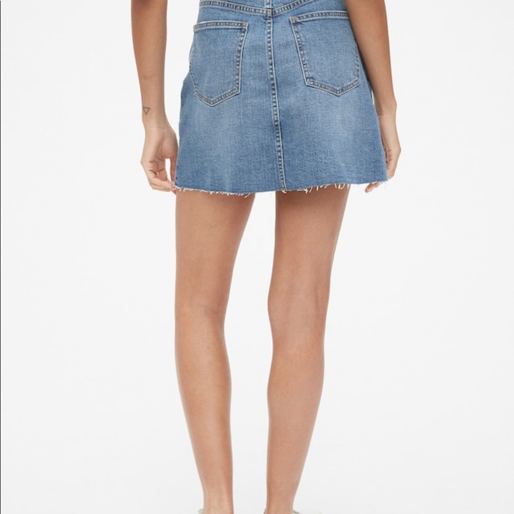 High Rise Denim Mini Skirt - Picture 4 of 7